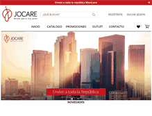 Tablet Screenshot of calzadojocare.com